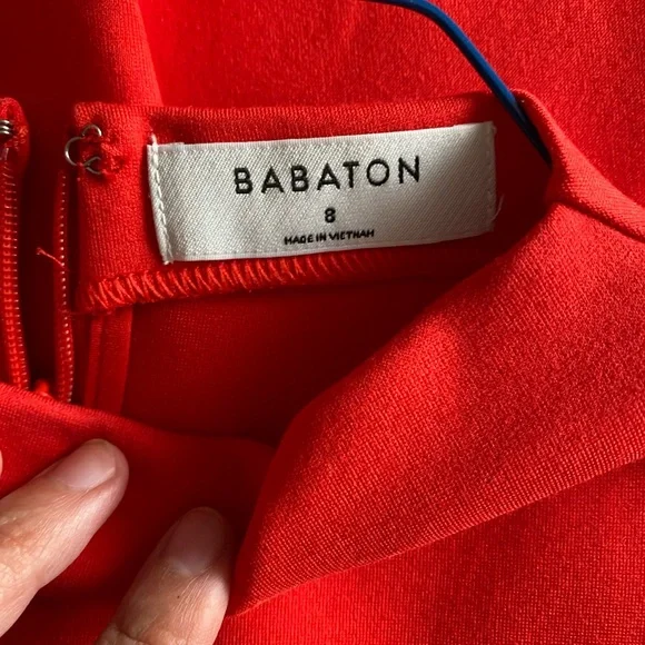 Aritzia Red Midi Dress - Picture 2 of 4